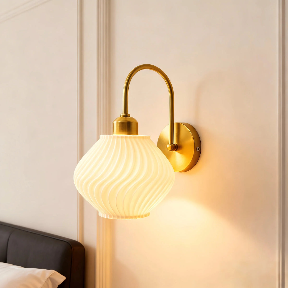 Retro Gold Wall Light