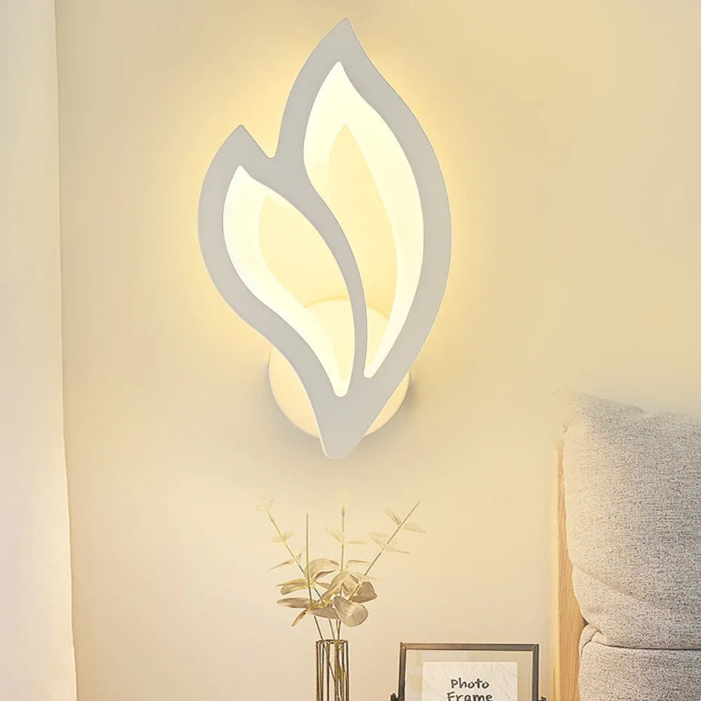Leaf-Shaped Wall Light