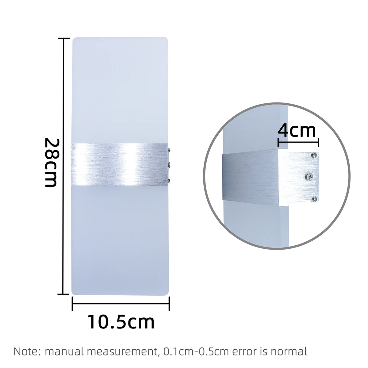 Silver Wall Light