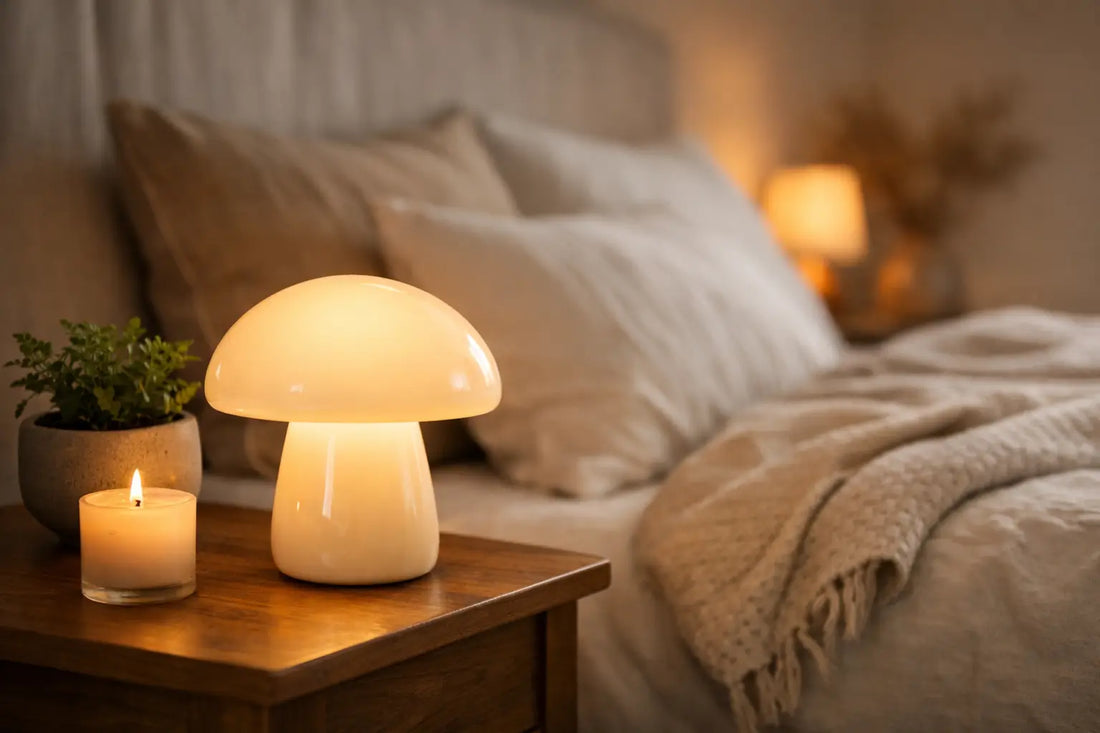Mushroom Lamps for Bedrooms That Feel Cosy