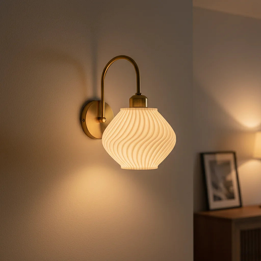 Retro Gold Wall Light