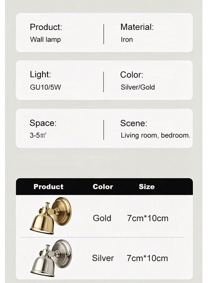 Small Adjustable Wall Lamp