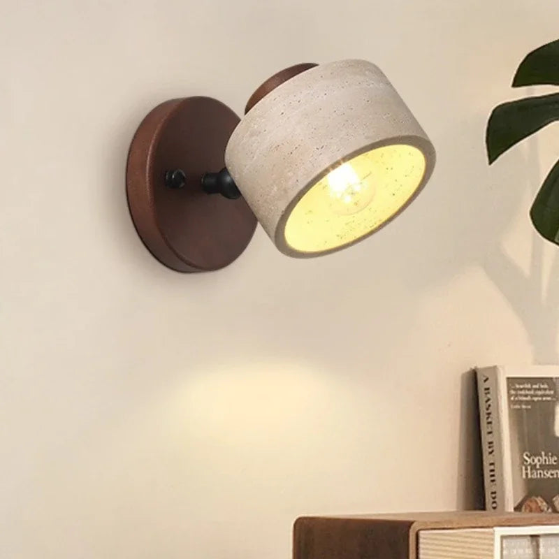 Walnut Wall Reading Lamp