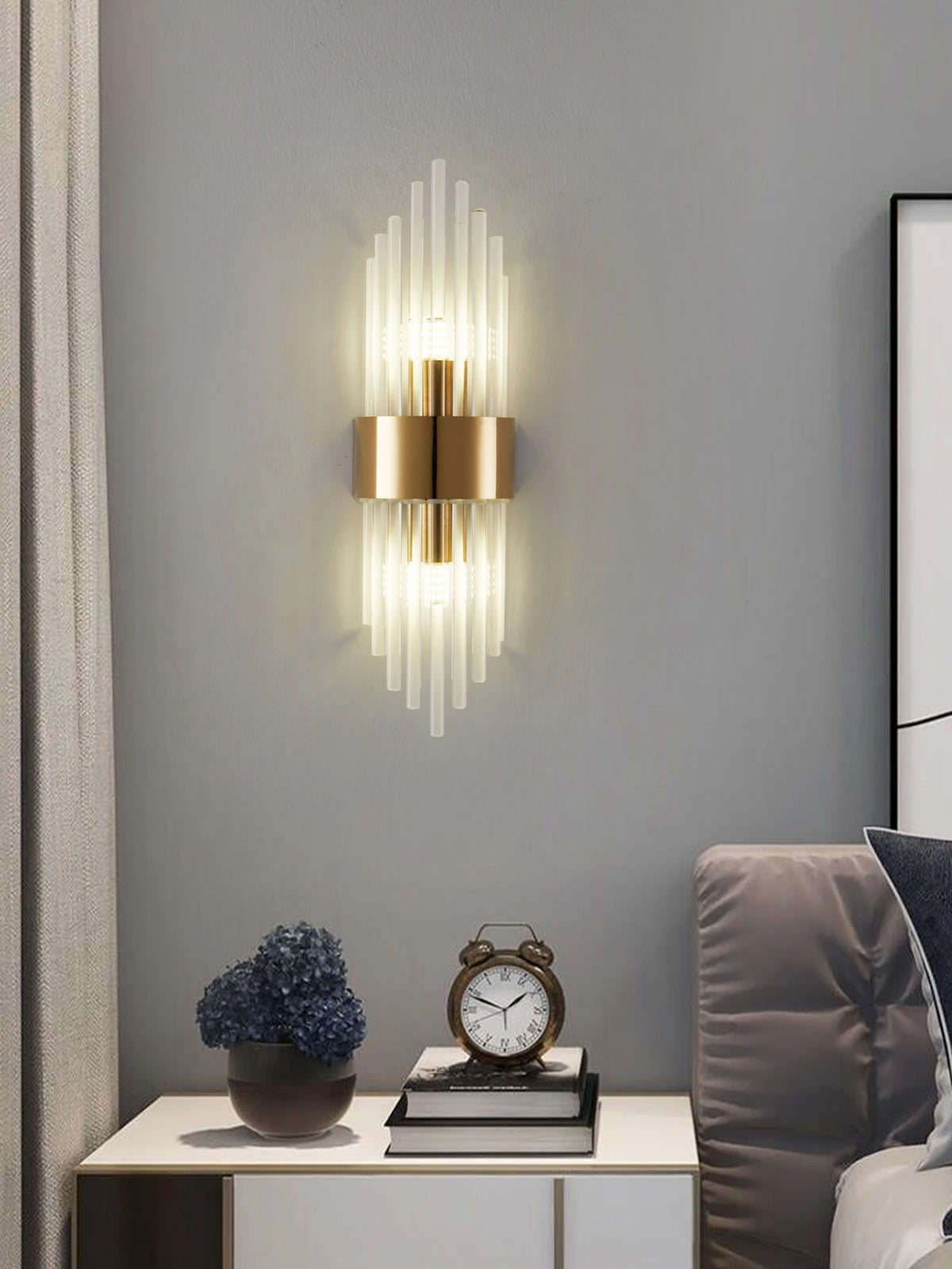 Crystal Rods Wall Light