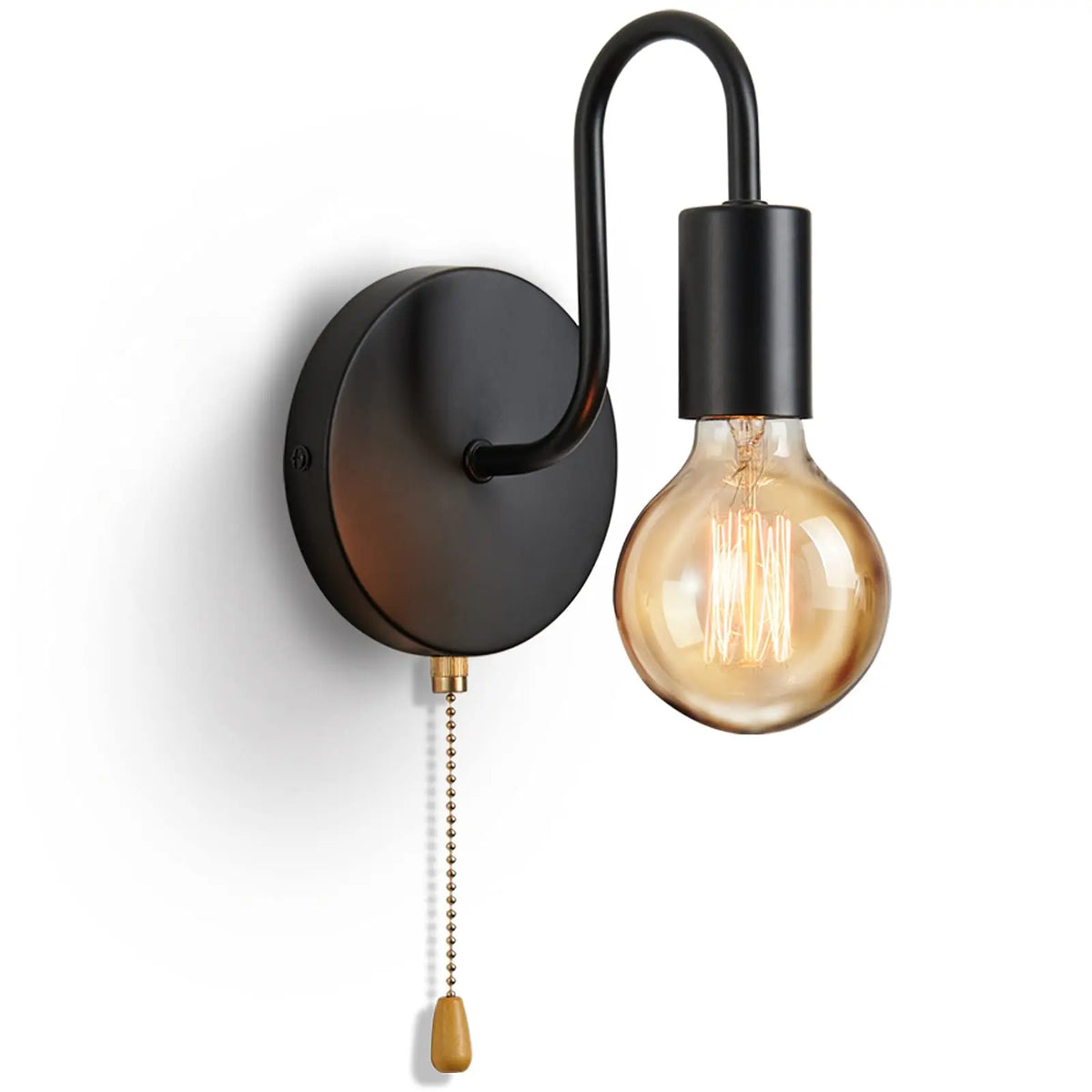 Industrial Iron Wall Light