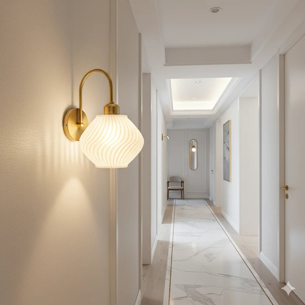 Retro Gold Wall Light