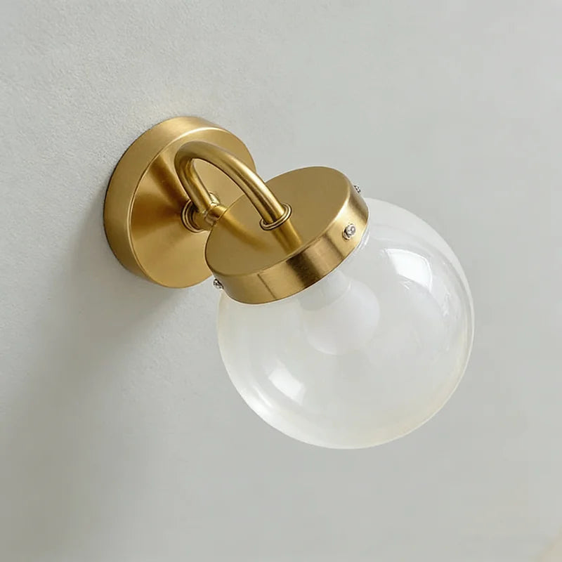 Frosted Glass Wall Light