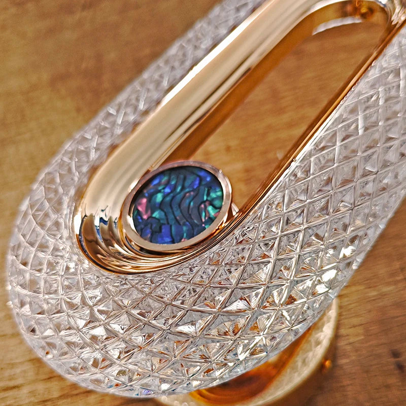 Gold Crystal Glow Wall Light 