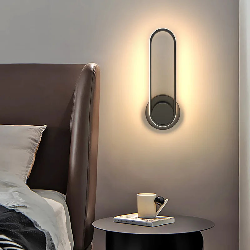 Oval Adjustable Wall Light