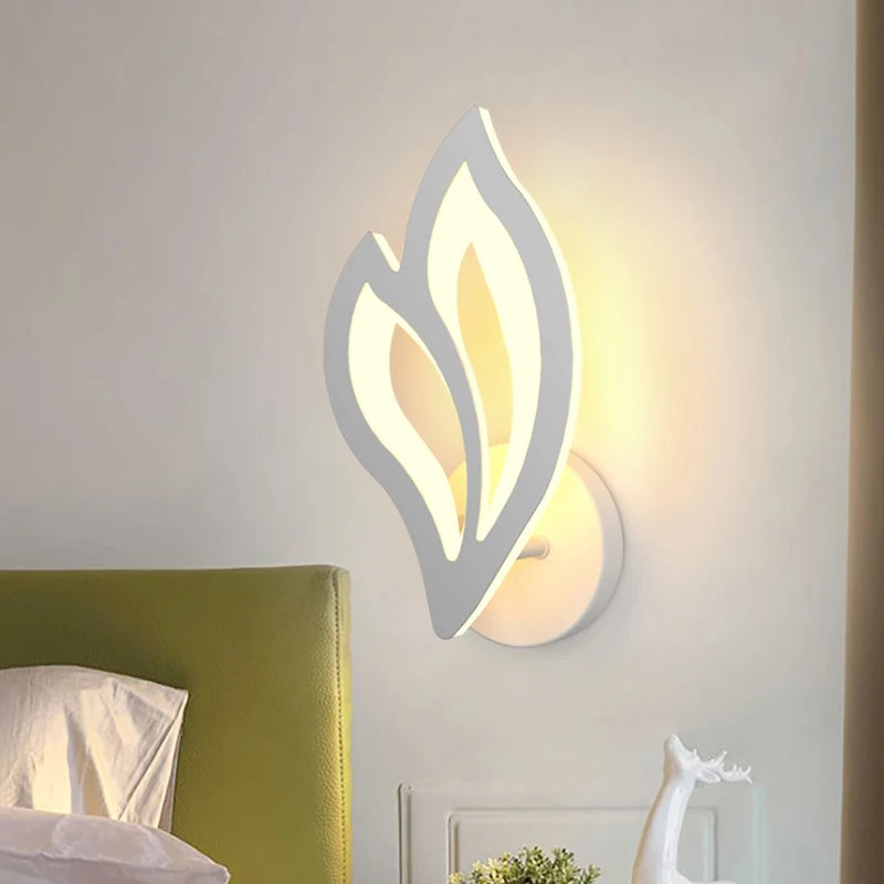 Leaf-Shaped Wall Light