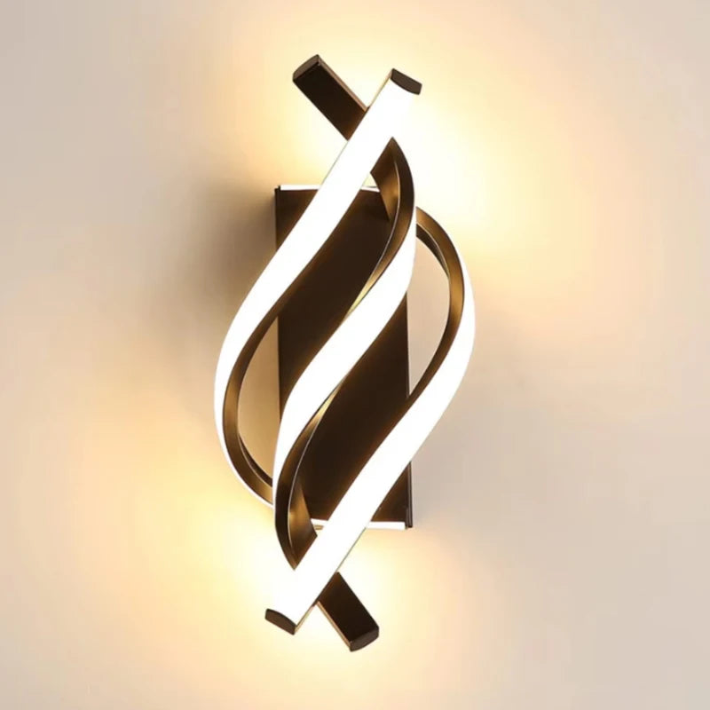 Spiral LED Wall Light