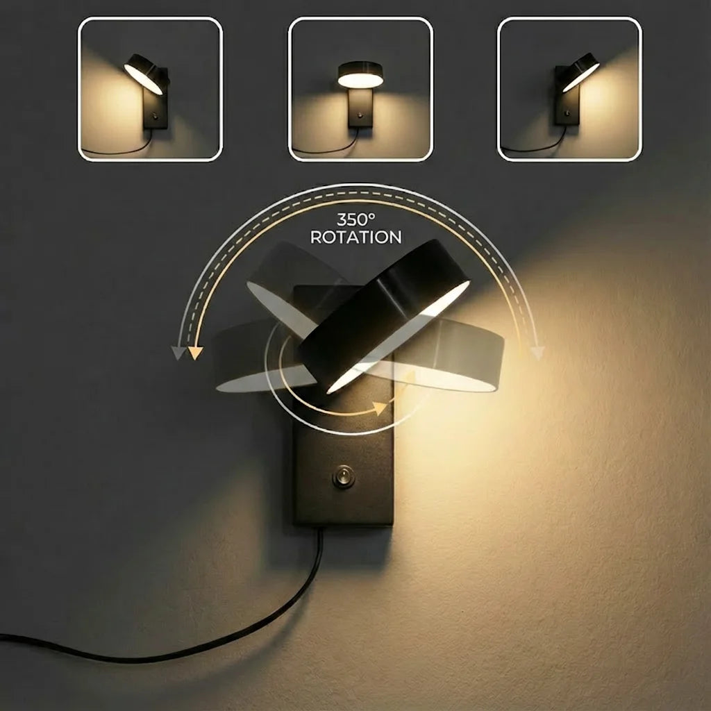 350° Rotating Wall Light