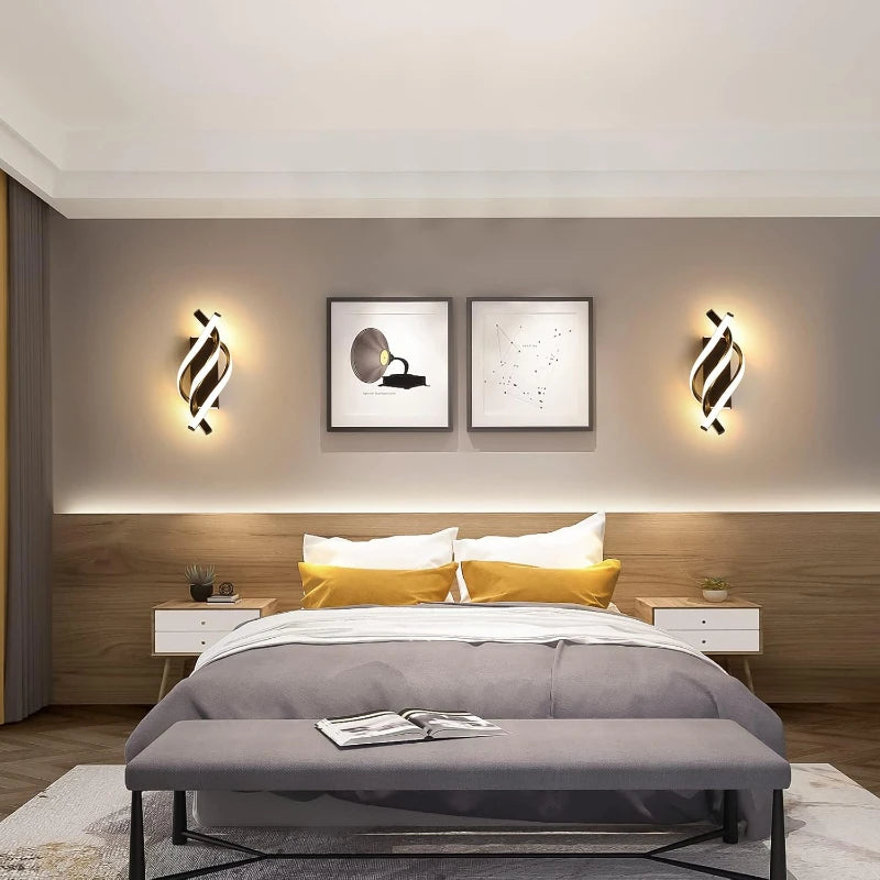 Spiral LED Wall Light