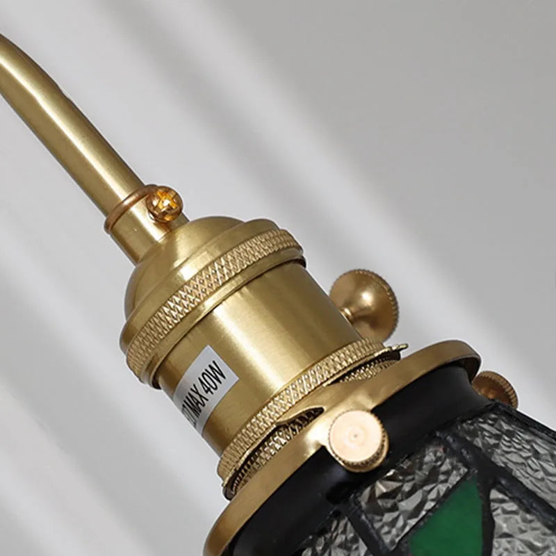 Green Tiffany Wall Light