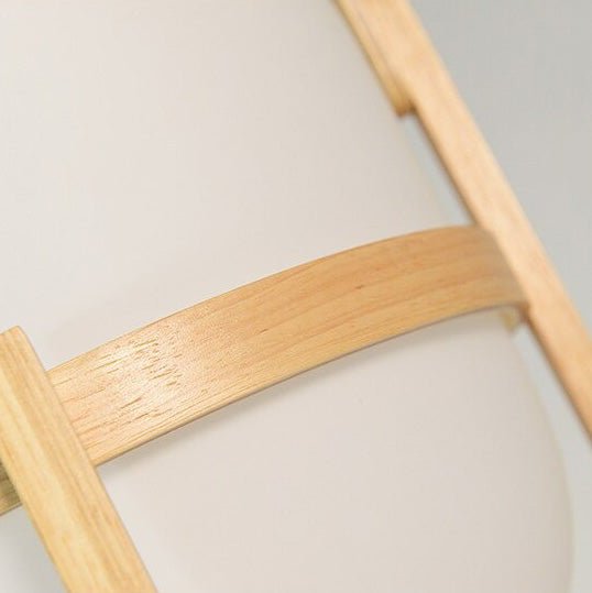 Japanese Wooden Bedside Lamp