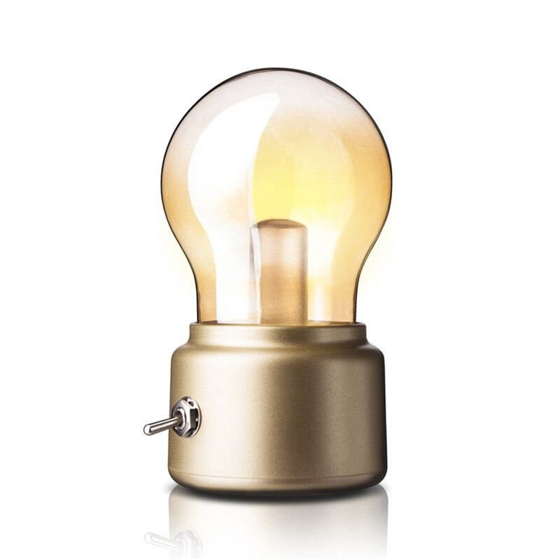 Vintage Wireless Bedside Lamp
